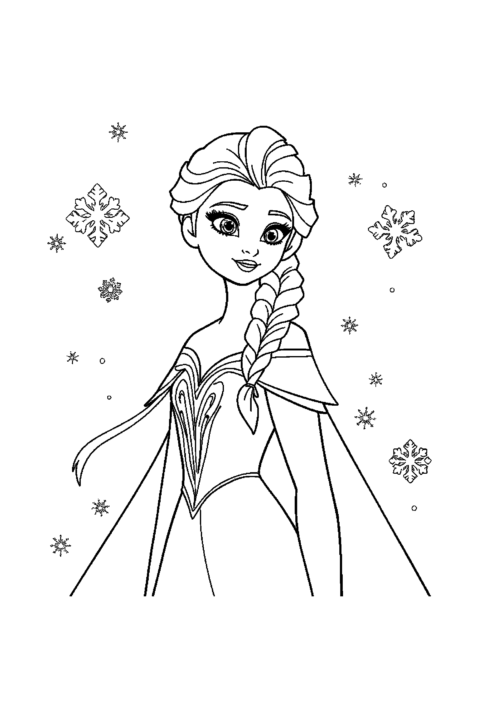 Coloriage Reine des Neiges gratuit à imprimer : Kristoff avec un autre personnage de son univers