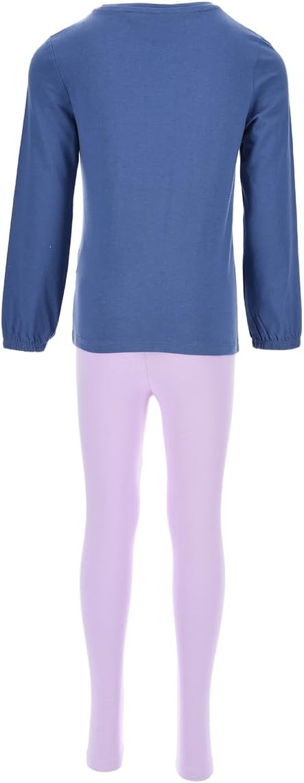 Ensemble 2 pièces Disney Elsa La Reine des Neiges bleu, sweat et legging – Image 2