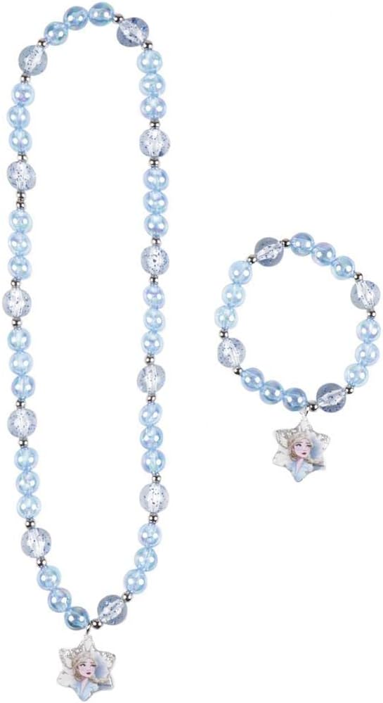 Parure Frozen avec collier et bracelets 2 pièces – Image 2