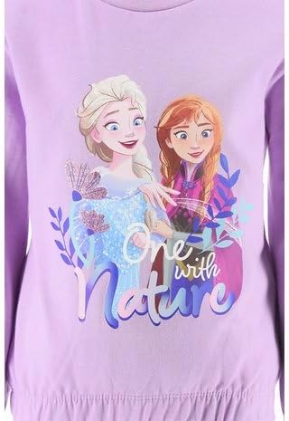 Survêtement à capuche Disney Frozen Elsa et Anna avec pantalon de jogging – Image 3