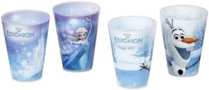 Lot de 4 gobelets Elsa La Reine des Neiges 13400 en plastique