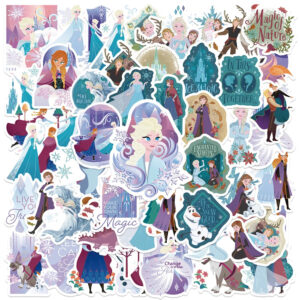 Lot Reine des Neiges de 50 autocollants
