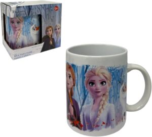 Mug Disney Frozen en céramique 325 ml avec Elsa, Anna et Olaf