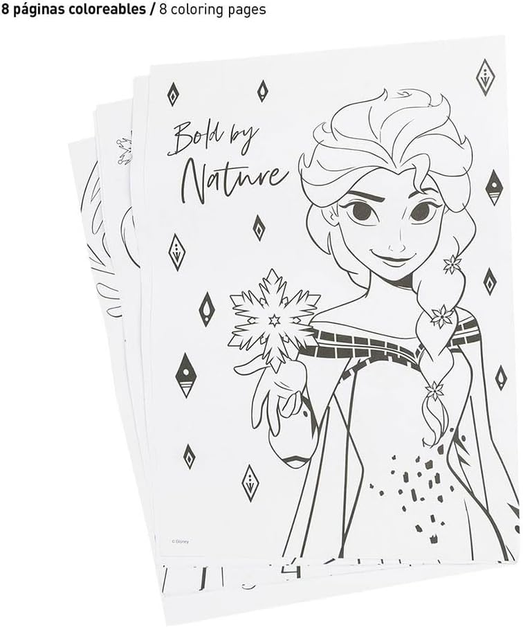 Kit de coloriage La Reine des Neiges avec trousse et carnet – Image 3