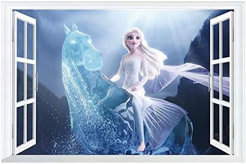 Stickers muraux Reine des Neiges 2 feuilles 43 cm x 65 cm – Image 5
