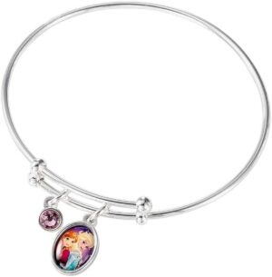 Bracelet réglable Peers Hardy Reine des Neiges Evergreen en argent et laiton plaqué