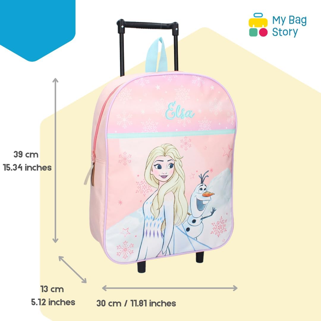 Sac trolley La Reine des Neiges 39 cm pour fille sans bretelles – Image 2