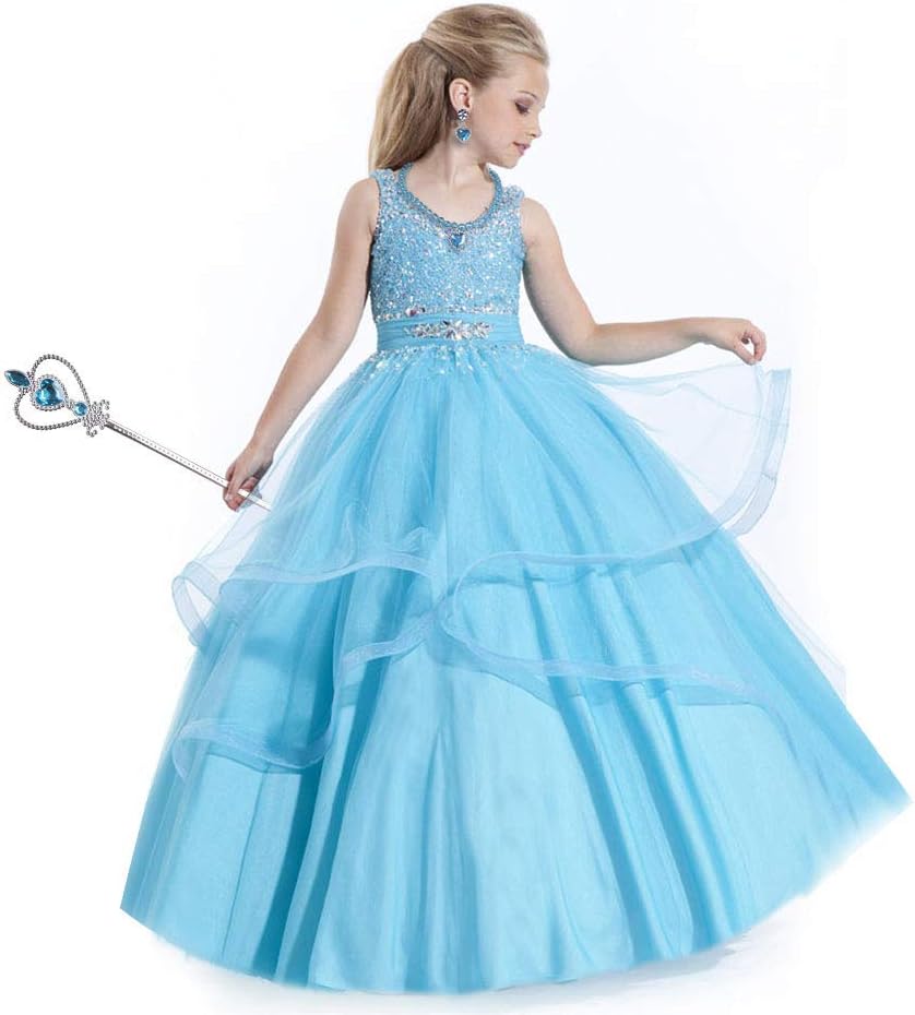 Accessoires Elsa 9 pièces avec perruque, couleur 07 Bleu – Image 8