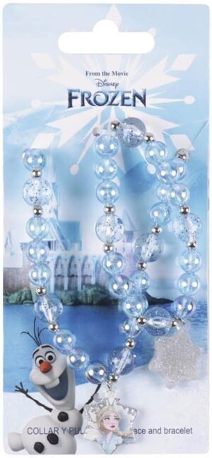 Parure Frozen avec collier et bracelets 2 pièces