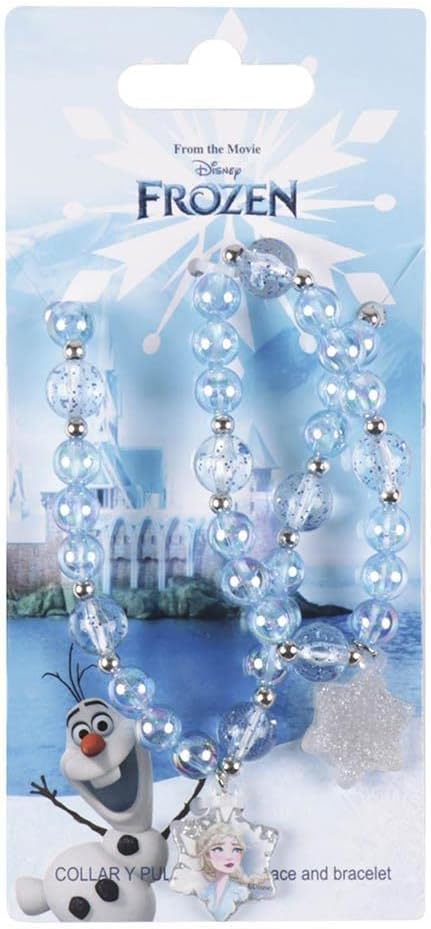 Parure Frozen avec collier et bracelets 2 pièces