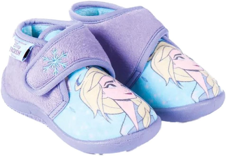Chaussons Velcro Elsa La Reine des Neiges, intérieur 100% coton – Image 5