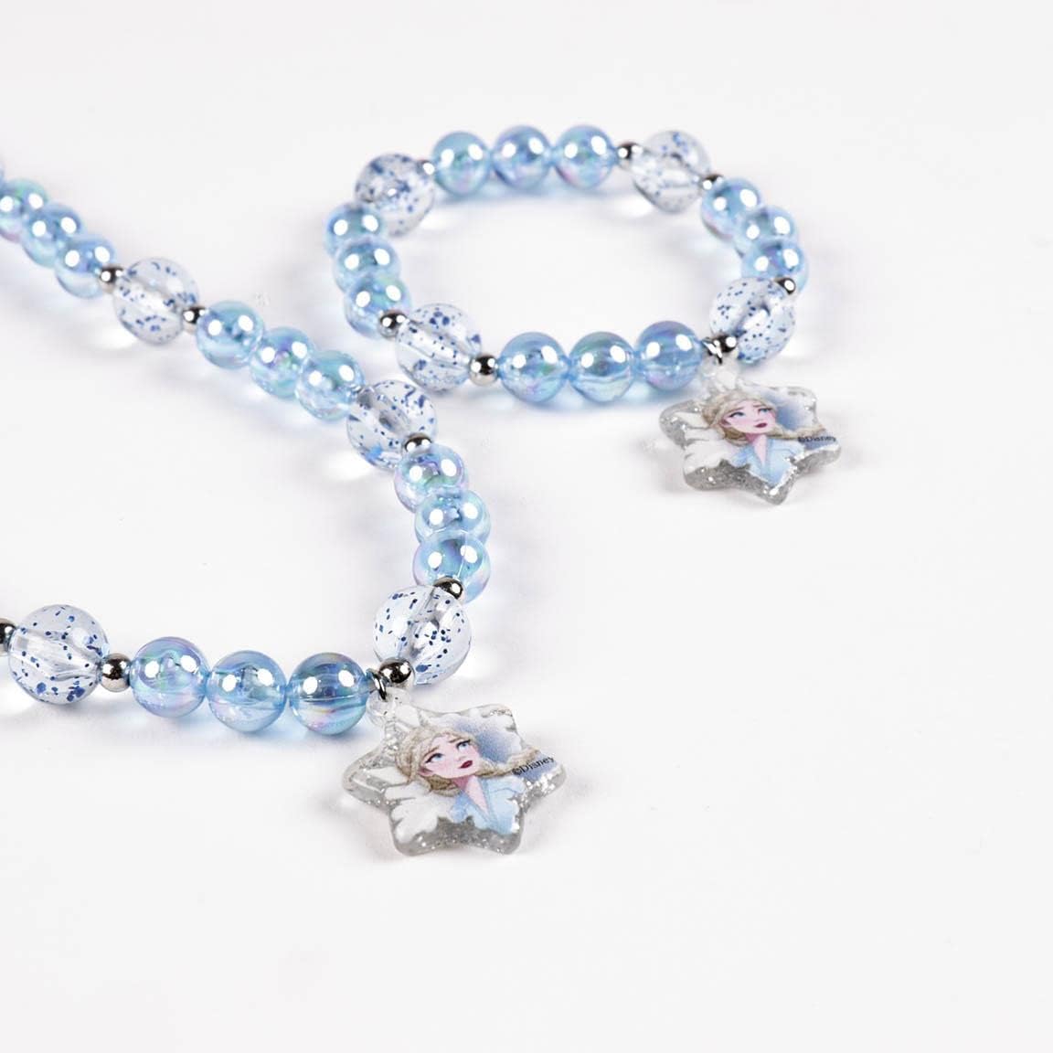 Parure Frozen avec collier et bracelets 2 pièces – Image 3