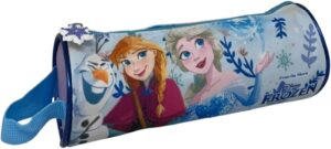 Trousse ronde La Reine des Neiges avec poignée, Elsa Anna Olaf