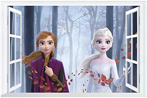 Stickers muraux Reine des Neiges 2 feuilles 43 cm x 65 cm – Image 6