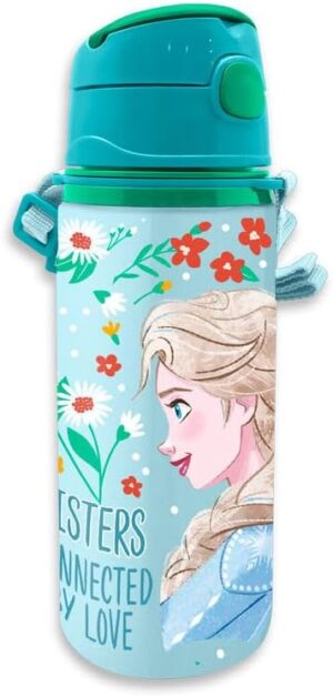 Gourde en aluminium 600 ml La Reine des Neiges II avec sangle
