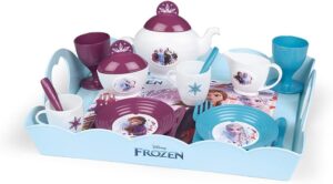 Plateau Tea Time XL La Reine des Neiges avec 17 accessoires Smoby