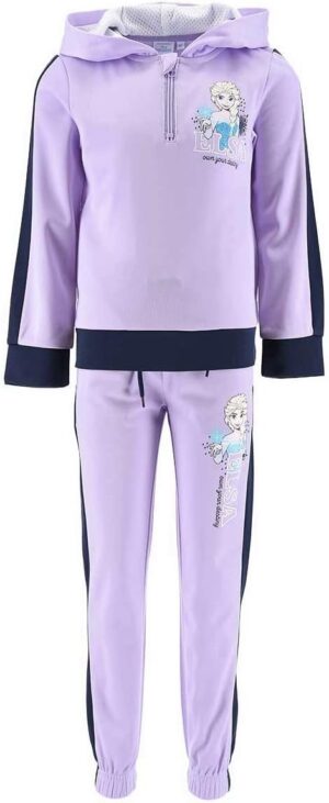 Survêtement Disney Elsa violet 2 pièces pour fille, La Reine des Neiges