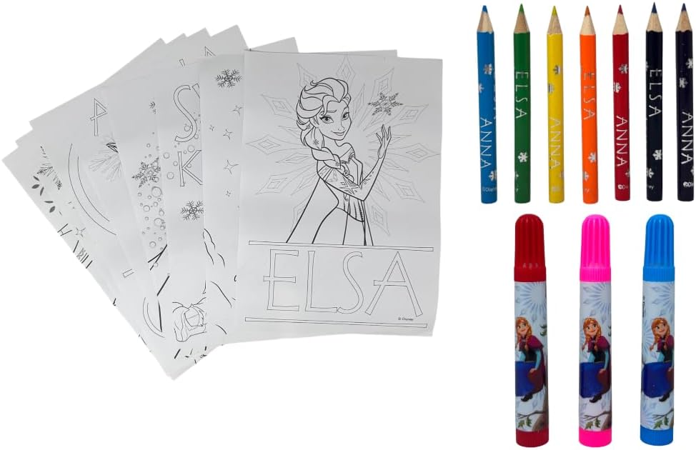 Kit papeterie Disney Frozen 25 pièces La Reine des neiges – Image 2