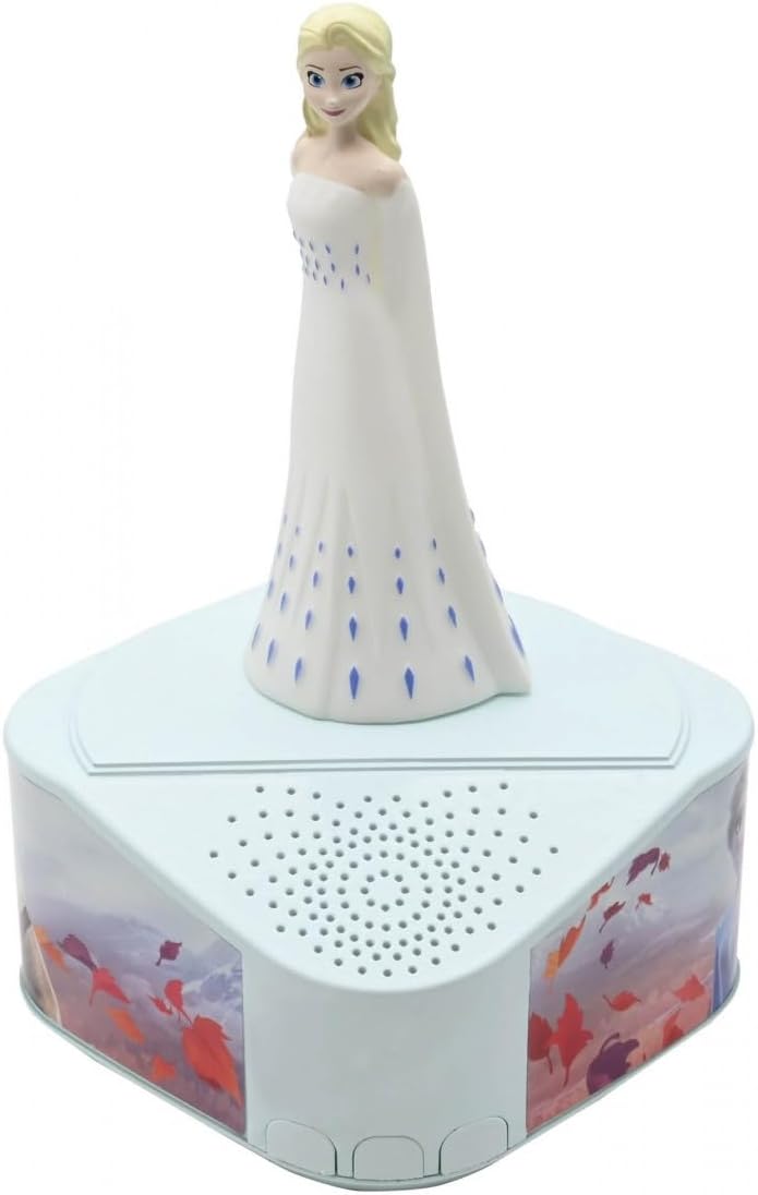 Enceinte Bluetooth 5.0 La Reine des Neiges avec figurine lumineuse