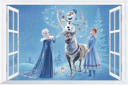 Stickers muraux La Reine des Neiges Princesse, 2 feuilles 43 x 65 cm – Image 4