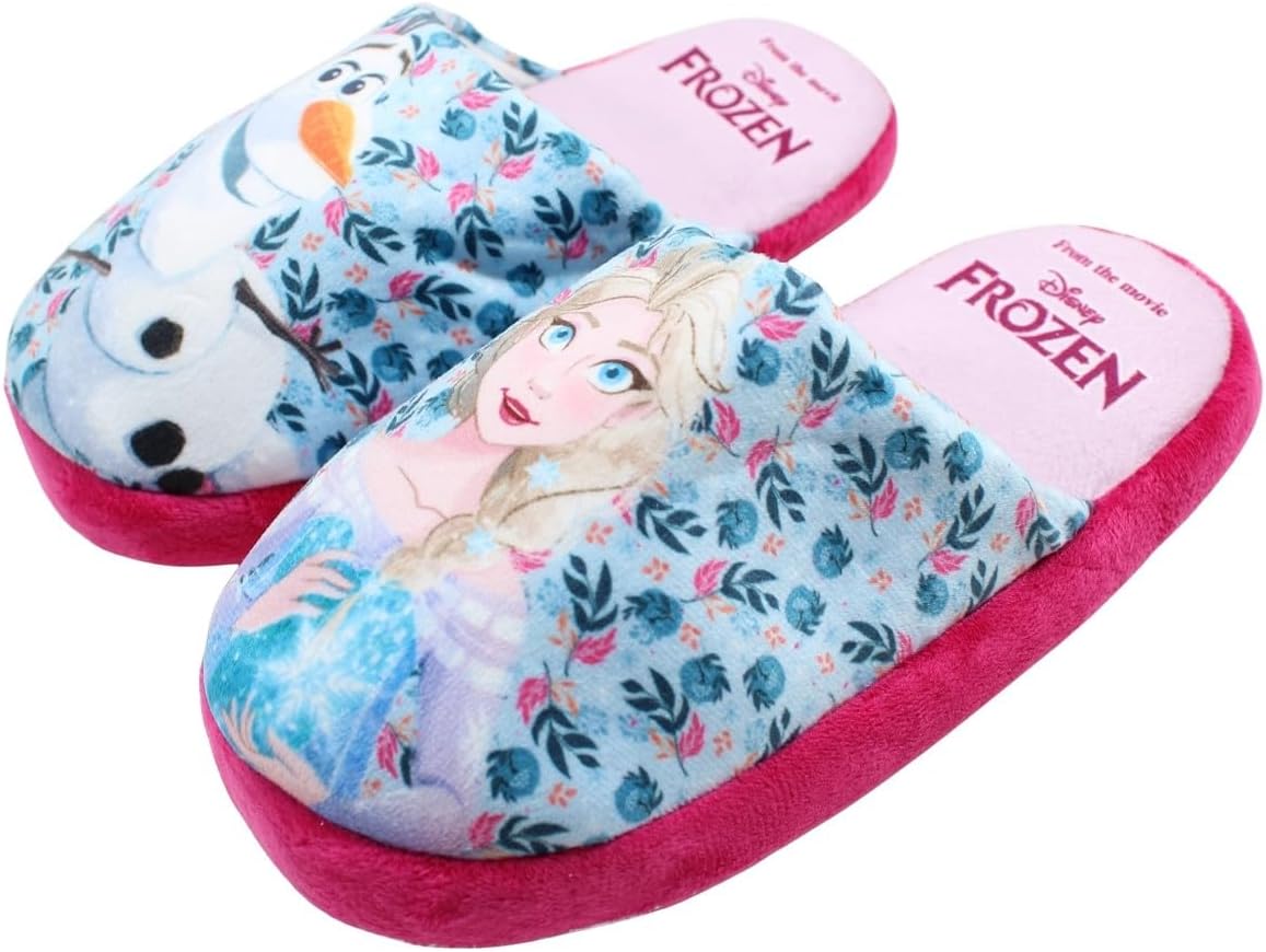 Chaussons fille La Reine des Neiges avec Elsa et Anna