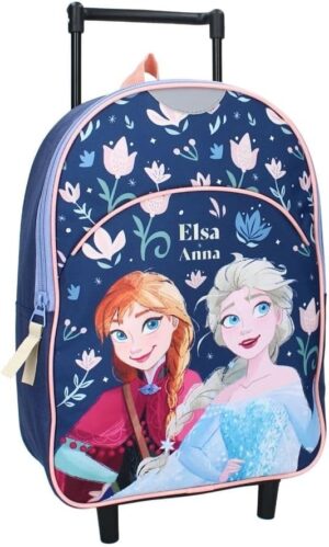Sac à dos trolley fille Reine des Neiges 33x25x11 cm avec 1 compartiment zippé