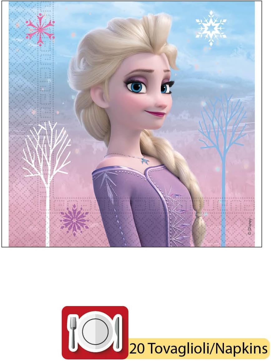 Set de fête Disney Frozen II Wind Spirit, 44 pièces pour 8 – Image 4