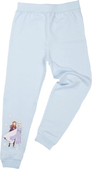 Pantalon de jogging bleu Disney Frozen avec Elsa et Anna pour fille