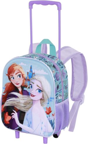 Sac à dos Disney La Reine des Neiges Frozen 2 à roulettes 3D