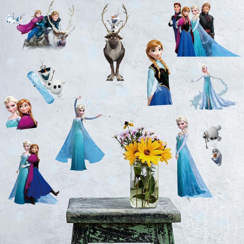 Stickers muraux Disney Frozen Elsa pour salon et chambre – Image 6