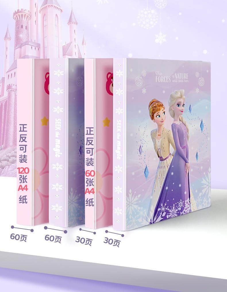 Classeur A4 Elsa 30 poches avec pochettes transparentes – Image 4