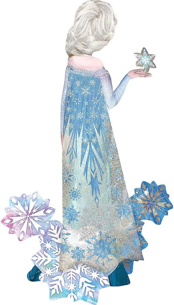 Ballon Air Walkers Elsa La Reine des Neiges 88 cm h 144 cm bleu – Image 2