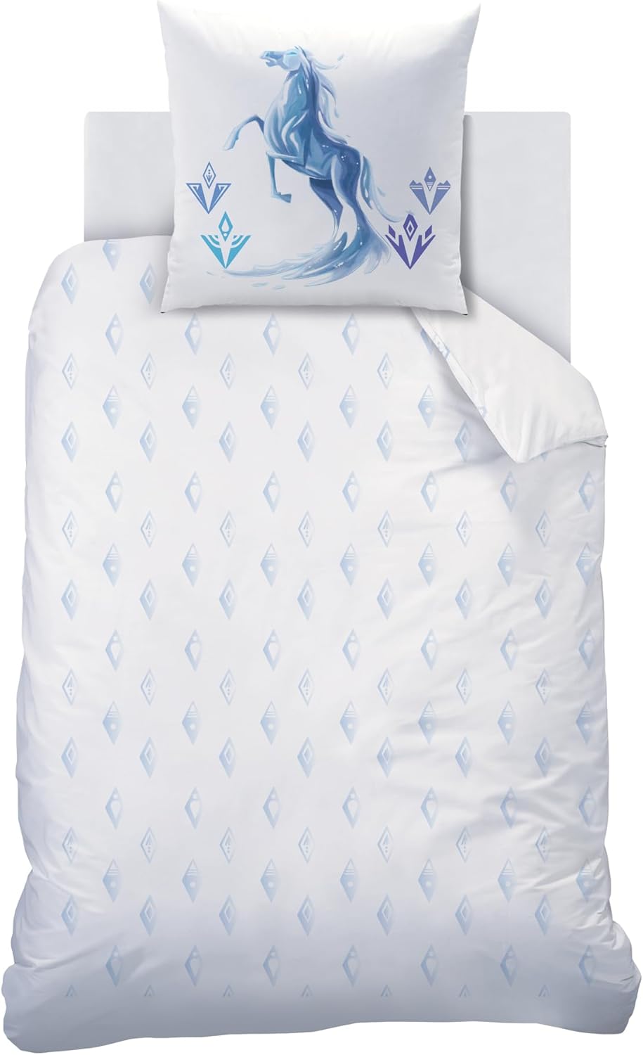 Parure de lit enfant Frozen 2 Disney Home en 100% coton Blanc – Image 2