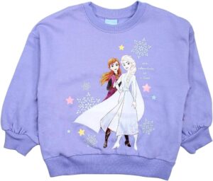 Sweat à capuche Disney La Reine des Neiges Elsa et Anna pour fille