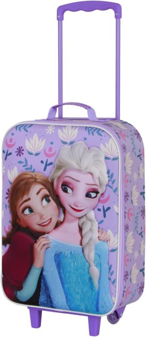 Valise à roulettes Disney La Reine des Neiges 2 lilas 26 L