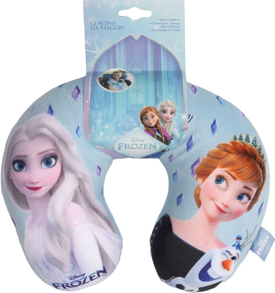 Coussin de voyage La Reine des neiges avec Elsa et Anna – Image 3