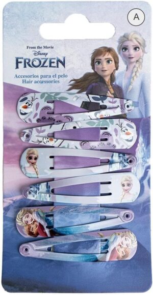 Clips cheveux Frozen, lot de 6 accessoires