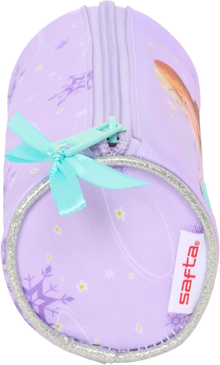 Trousse ronde La Reine des Neiges Spirit lilas 20 x 7 cm – Image 3