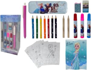 Kit papeterie Disney Frozen 25 pièces La Reine des neiges