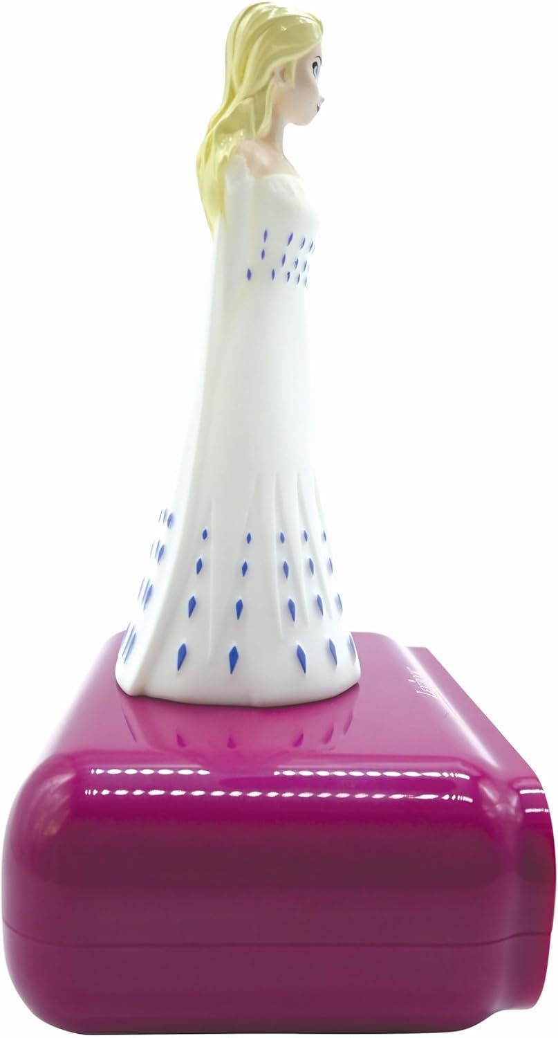 Réveil veilleuse Elsa bleu avec sons Disney Frozen 2 Lexibook – Image 2