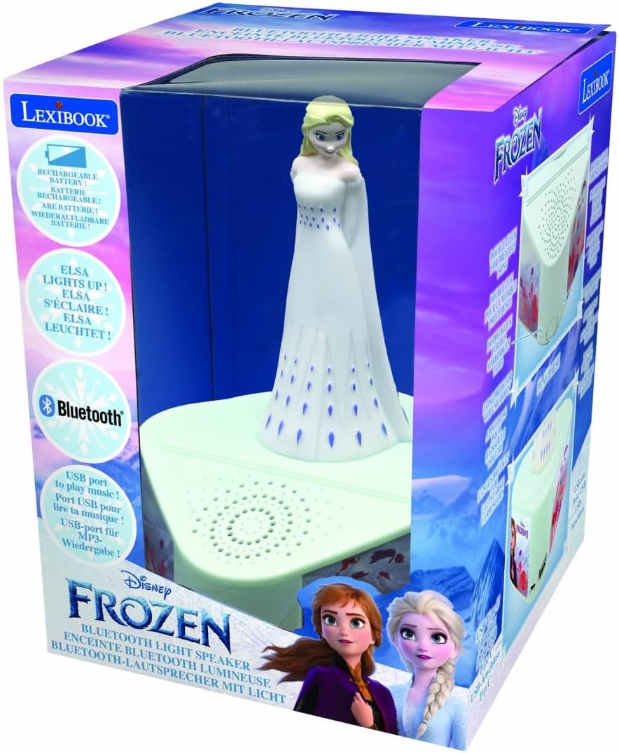 Enceinte Bluetooth 5.0 La Reine des Neiges avec figurine lumineuse – Image 3