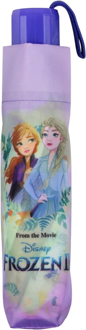 Parapluie de poche Disney La Reine des Neiges II, 91 cm, ouverture manuelle