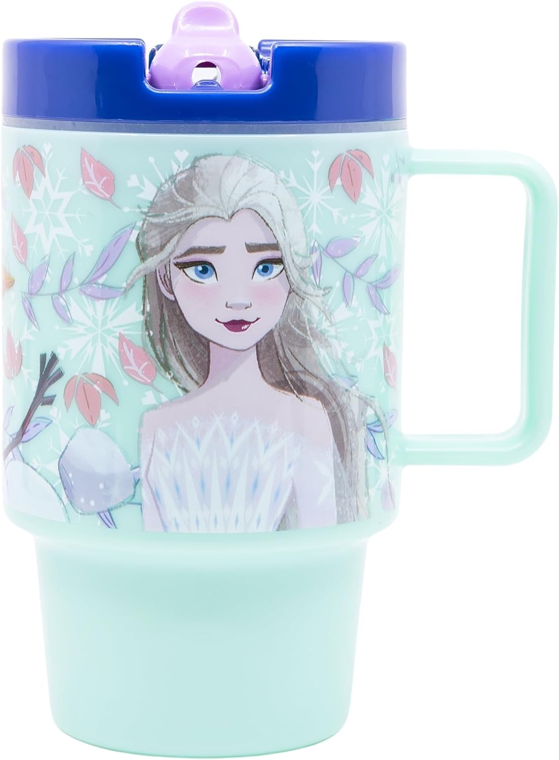 Tasse enfant La Reine des Neiges en plastique avec couvercle 530 ml – Image 3