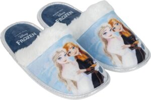 Chaussons ouverts Frozen Elsa et Anna enfant