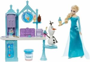 Coffret de pâte à modeler Disney La Reine des Neiges avec Elsa et Olaf HMJ48