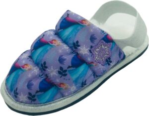 Chaussons fille Disney La Reine des Neiges Anna et Elsa bleu et lilas