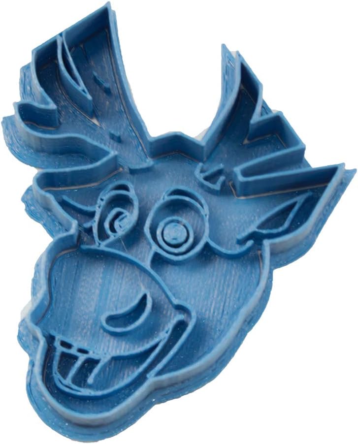 Emporte-pièces Frozen bleu lot de 5, 8 x 7 x 1,5 cm – Image 6