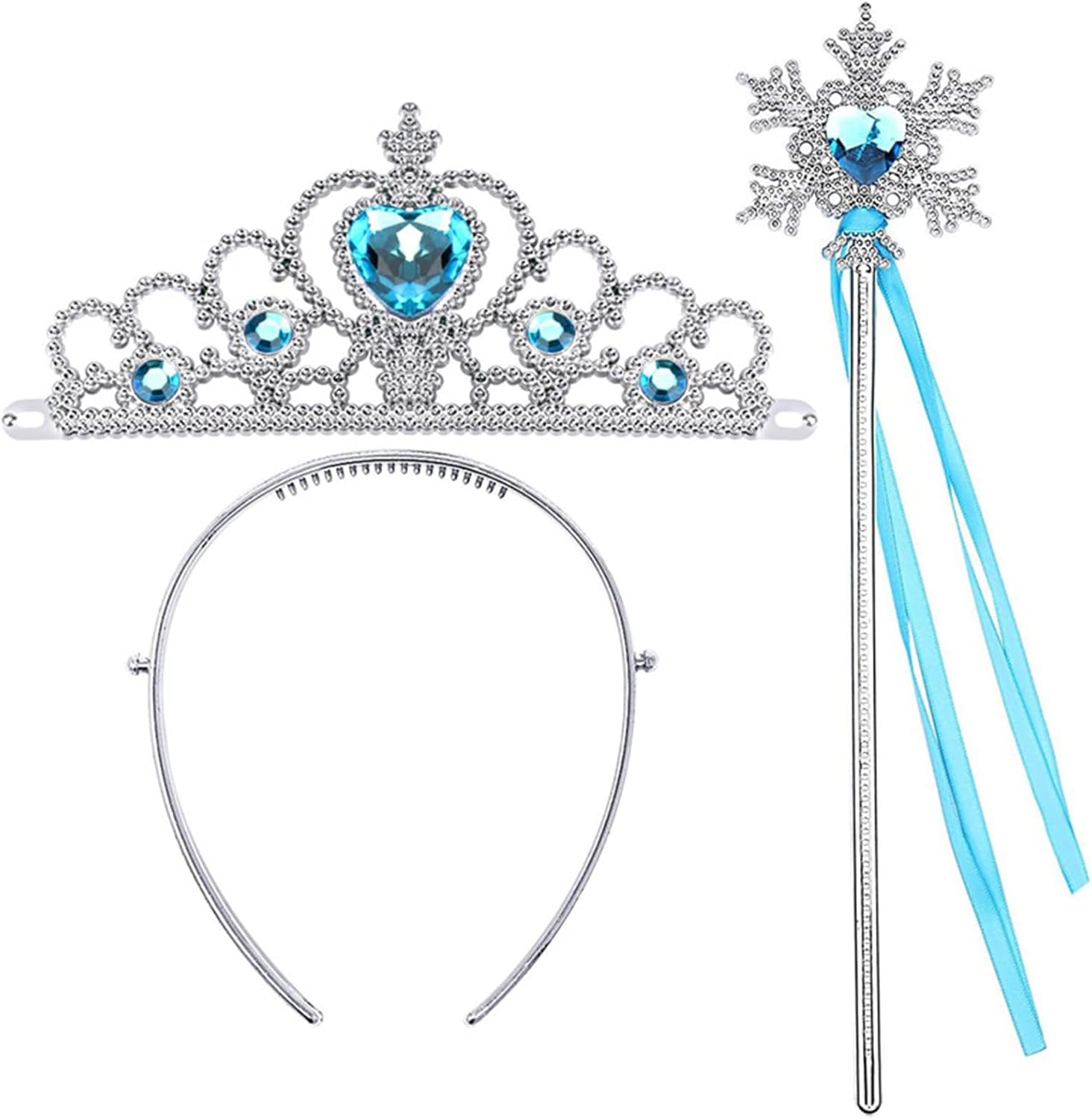 Set Elsa Reine des Neiges avec 4 accessoires de princesse – Image 2