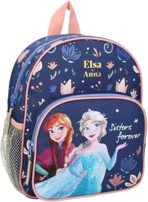Sac à dos bleu La Reine des Neiges enfant 29 cm à bretelles réglables