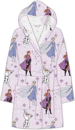 Peignoir à capuche Disney Frozen Crystal en éponge, Caleffi